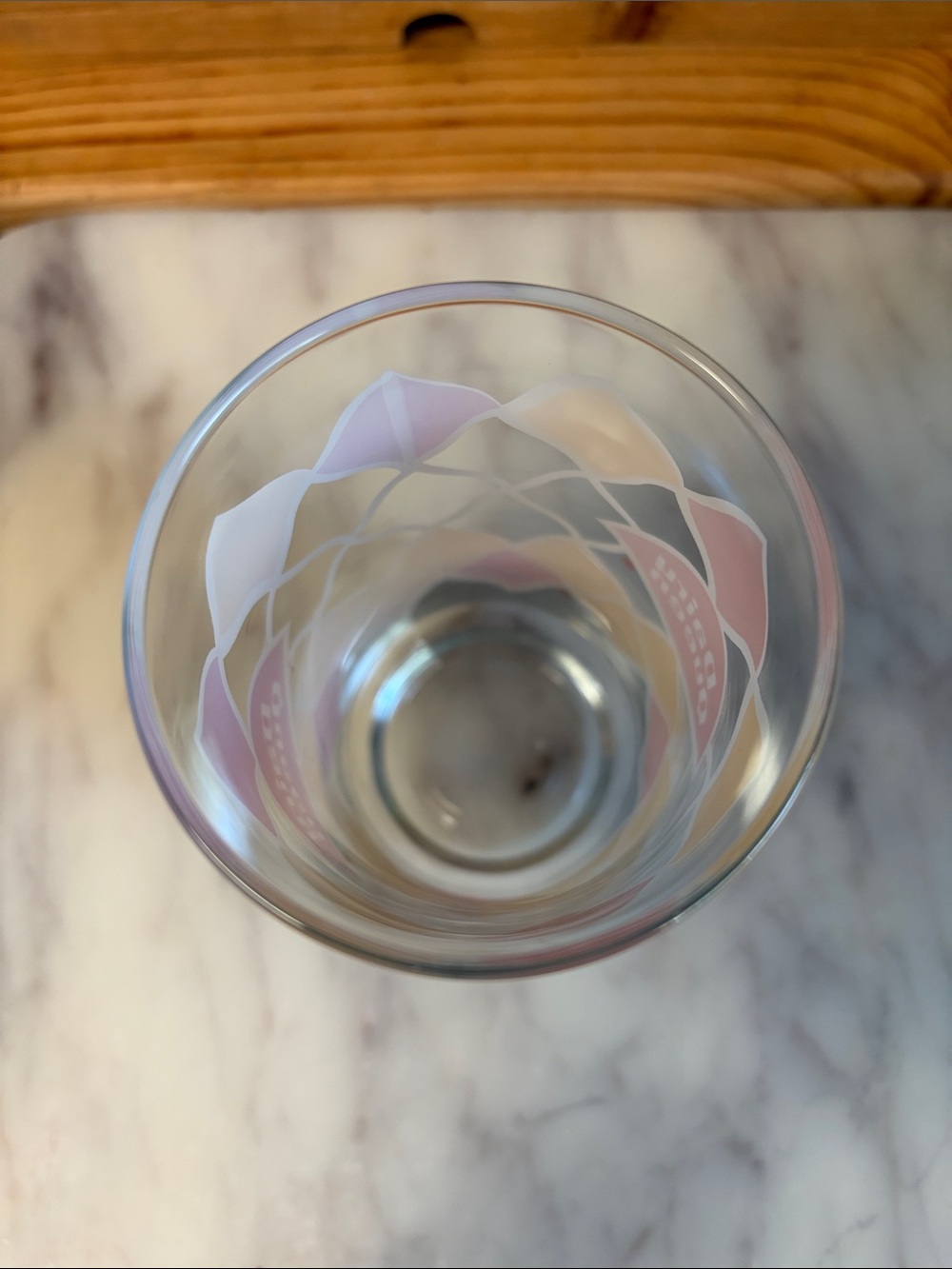 Branded Red & Yellow Diamond Pattern Glass - Picture 6 of 7
